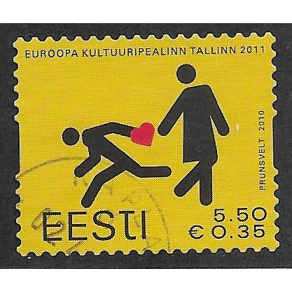 EST 2010 5.50K 'TALLINN - EUROPEAN CAPITAL OF CULTURE' FINE USED (EBID63-630)