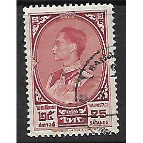 THAILAND 1961 25s RED KING BHUMIBOL SG 426 FINE USED#2