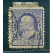 Used 219 1c Benjamin Franklin Fine M01867