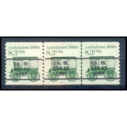 2128a 8.3c Ambulance Very Fine MNH Dry Gum PNC 1/3 Gap 1L W1488
