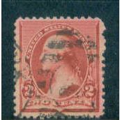 Used 220 2c George Washington Fine A13703