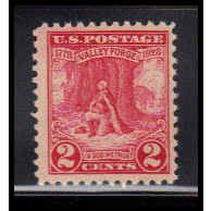 645 2c Valley Forge Fine MNH O1109
