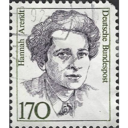 GERMANY, Hannah Arendt (1906-1975), green 1988, 170pf, #7