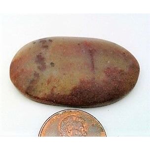 Red Marble Freeform Gemstone Cabochon 31