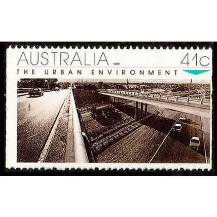 Australia 1989 Urban Environment Roads and Bridges 41c MNH Stamp.