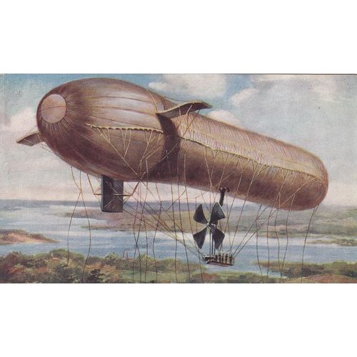 Artist Drawn Motor Driven War Airship Oilette Postcard (A24834)