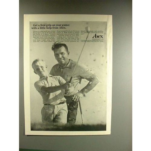 1967 Abex Corporation Ad w/ Golfer Julius Boros