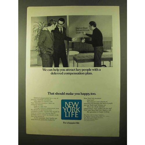 1970 New York Life Ad - Help You Attract Key People