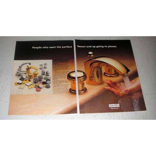 1986 American Standard Amarilis faucet system Ad