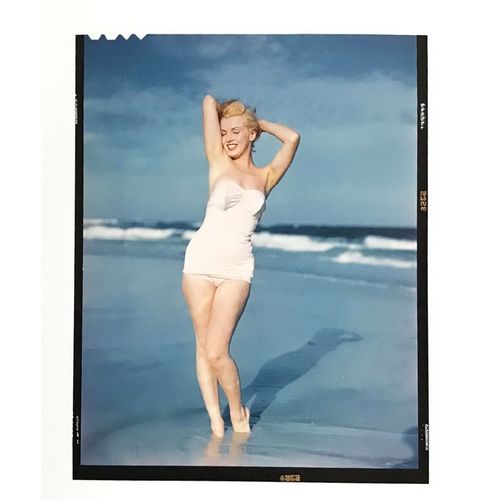 Marilyn Monroe vintage Sexy Beach Swimsuit pinup print poster Playboy Wall Art h