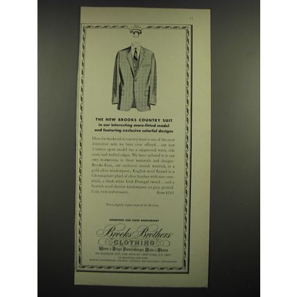 1968 Brooks Brother Country Suit Advertisement