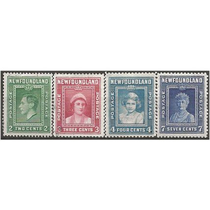 Newfoundland 1938 Royal Family Set SG268-271 Mounted Mint ..