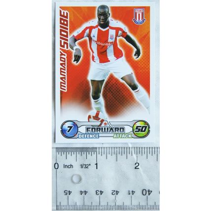 2008/09 Topps Match Attax Trading Card - Mamady Sidibe, Stoke City