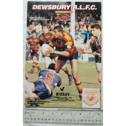 1994 programme Dewsbury v. Batley