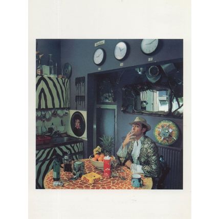 Bizarre Kitchen Of LP Picture Disc & World Clocks Postcard