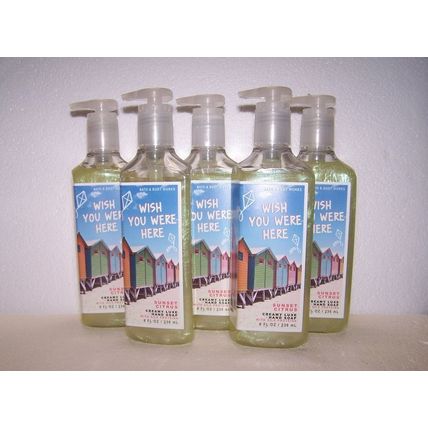 Bath & Body Works Wish You Were Here Sunset Citrus Creamy Luxe Hand Soap x5