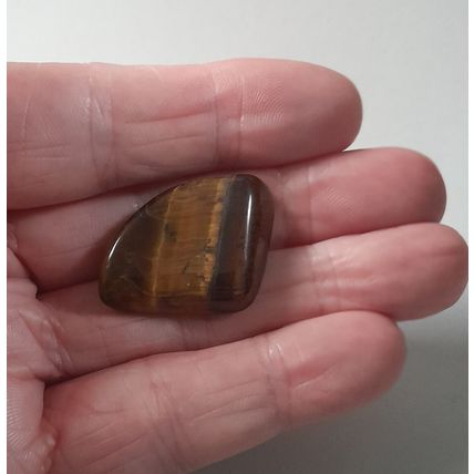 Polished smokey quartz