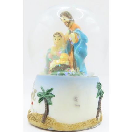 Miniature Nativity Snow Globe Peace Glass 6 CM Gift Christmas Holiday Decoration