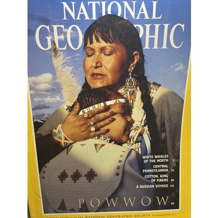 National Geographic Magazine June 1994 Pow Wow - Vintage Collectable