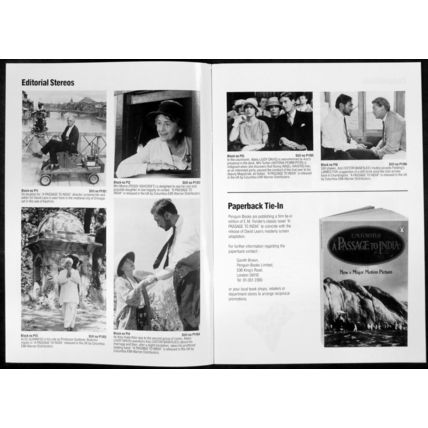 A PASSAGE TO INDIA 1984 Peggy Ashcroft, Judy Davis, James Fox UK CAMPAIGN BOOK