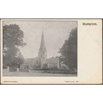Bampton Church, Oxfordshire, c.1900-05 - Taunt & Co Postcard