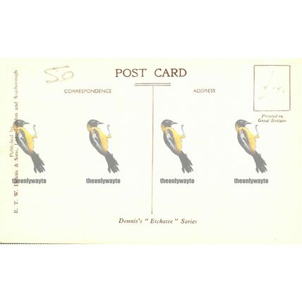 St Mawes, Falmouth, Cornwall, ETW Dennis Etchette Postcard