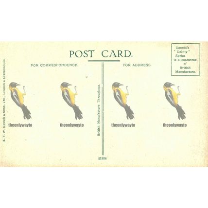 St Mawes, Nr Falmouth, Cornwall, 21958 ETW Dennis Dainty Postcard