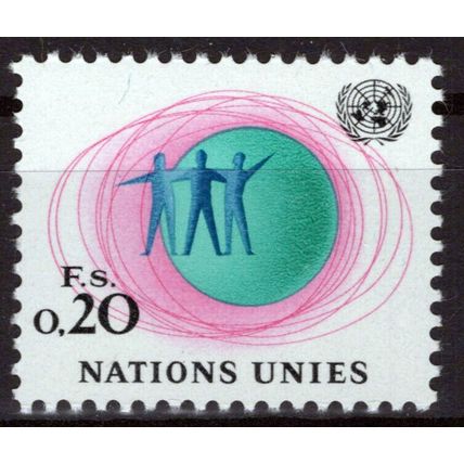 United Nations Geneva 3 MNH Men United Globe ZAYIX 1024S0388M