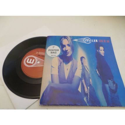 MILAN - Lead Me On - 1994 - POSTER SLEEVE- 7" Vinyl Single - PO 312