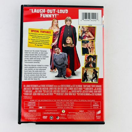 Transylmania Unrated Edition DVD