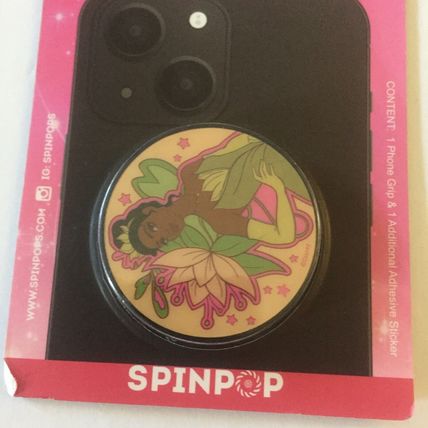 New Disney Princess & the Frog Tiana SpinPop Pop Grip Phone Grip