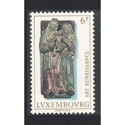 Luxembourg 'Virgin and Child' Renaissance Art 2v 1976 MNH SG#973 MI#933 Sc#591