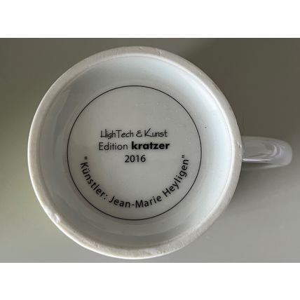 HIGH TECH & KUNST CERAMIC MUG - JEAN-MARIE HEYLIGEN