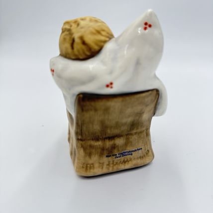 Hummel Figurine "Just Dozing" # 451 1997 Germany Porcelain Goebel 4” Rare Boy