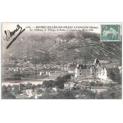 69 - Rochet Aillee-en-Franc Lyonnais - le chateau, le village,la saone-au-mont-d