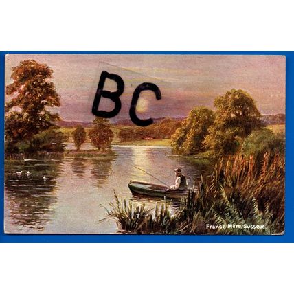Art Postcard Fishing Boat France Mere Sussex - Surrey Views Series No 5399