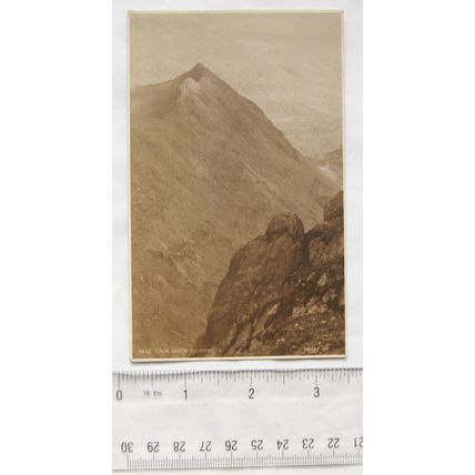 vintage postcard Crib Goch, Snowdonia