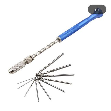 MINI ARCHIMEDES DRILL, RATCHET HAND DRILL MODEL MAKERS JEWLERS HOBBY KIT BUILDER