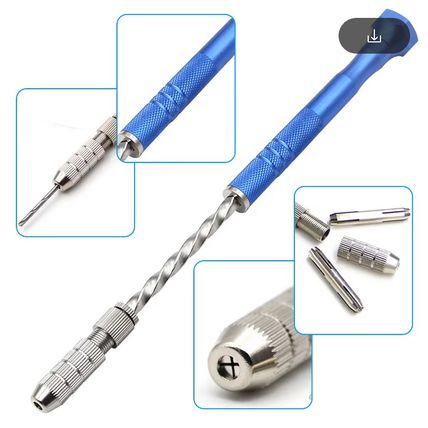 MINI ARCHIMEDES DRILL, RATCHET HAND DRILL MODEL MAKERS JEWLERS HOBBY KIT BUILDER