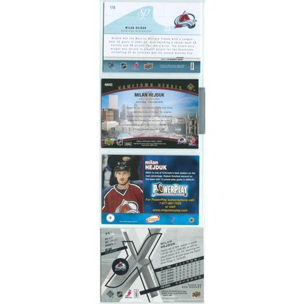 Milan Hejduk 13x card lot incl Inserts