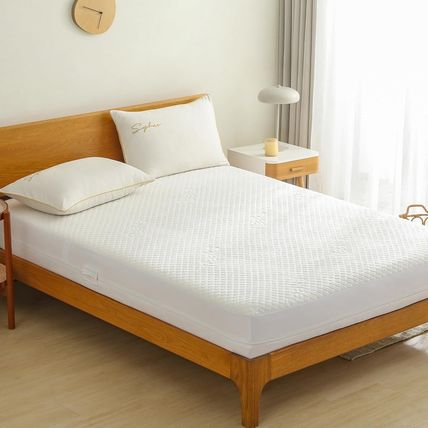 Queen Size Bamboo Rayon Mattress Protector with Zipper - 100% Waterproof Zippere