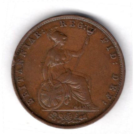 Great Britain. Victoria. Halfpenny 1854. dy18821
