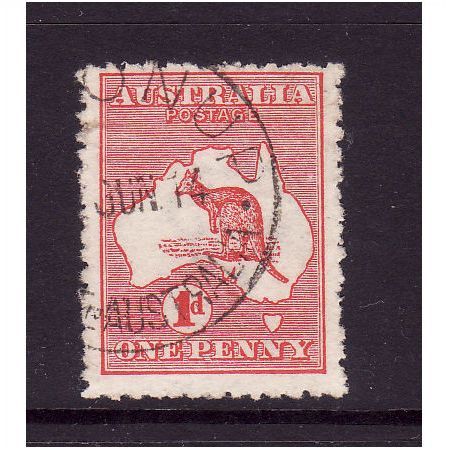AUSTRALIA 1913 SG 2 1d RED FINE USED