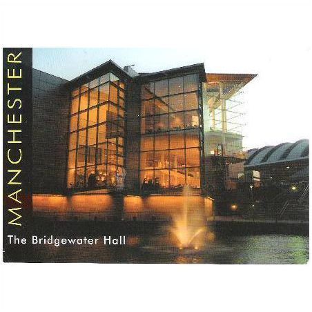 Manchester - The Bridgewater Hall - postcard