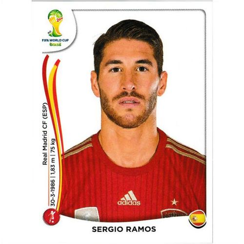 2014 Panini World Cup Soccer Stickers - #111 - Sergio Ramos