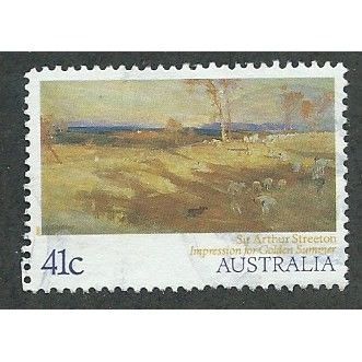 AUS 1989 41c 'IMPRESSIONIST PAINTINGS' FINE USED (EBID34-165)