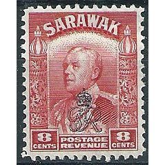 Sarawak 1947 SG155 8c Carmine Mounted Mint .. ..
