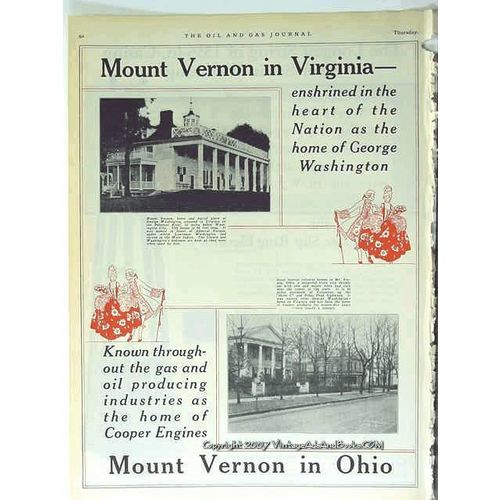 c g cooper company 1928 mount vernon ohio home of engines vintage ad