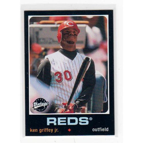 2002 Upper Deck Vintage Ken Griffey Jr. baseball card #253 – HOF - Reds