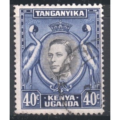 KUT - 1938 - SG143 - 40c black/blue - KGV1 - used